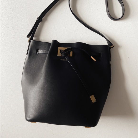 Michael Kors Collection Black Bucket Bag - Picture 1 of 5